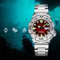 Load image into Gallery viewer, Men's Stainless Steel Luminous Waterproof Mechanical Action Watch
