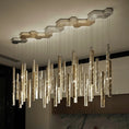 Load image into Gallery viewer, Carved Hollow Tube Bar Creative Bar Chandelier
