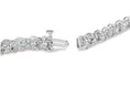 Load image into Gallery viewer, 10K White Gold 3.00 Cttw Miracle Set Diamond Bezel Link Style Tennis Bracelet (H-I Color, I2-I3 Clarity) - 7.5"
