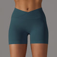 Load image into Gallery viewer, Women's Fashion Simple High Waist Stretch Running Workout Shorts
