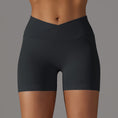 Load image into Gallery viewer, Women's Fashion Simple High Waist Stretch Running Workout Shorts
