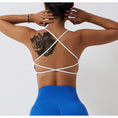 Load image into Gallery viewer, Gym open back fitness top
