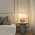 Load image into Gallery viewer, Cream Decorative Mushroom Table Lamp
