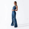 Load image into Gallery viewer, Denim high waist body suit
