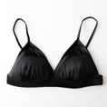 Load image into Gallery viewer, Breathable High-grade Silk French Suit Thin Underwear Triangle Cup Small Chest Female Mulberry Silk Bra Bra
