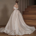 Load image into Gallery viewer, Women's Fashion Satin Fishtail Main Wedding Dress
