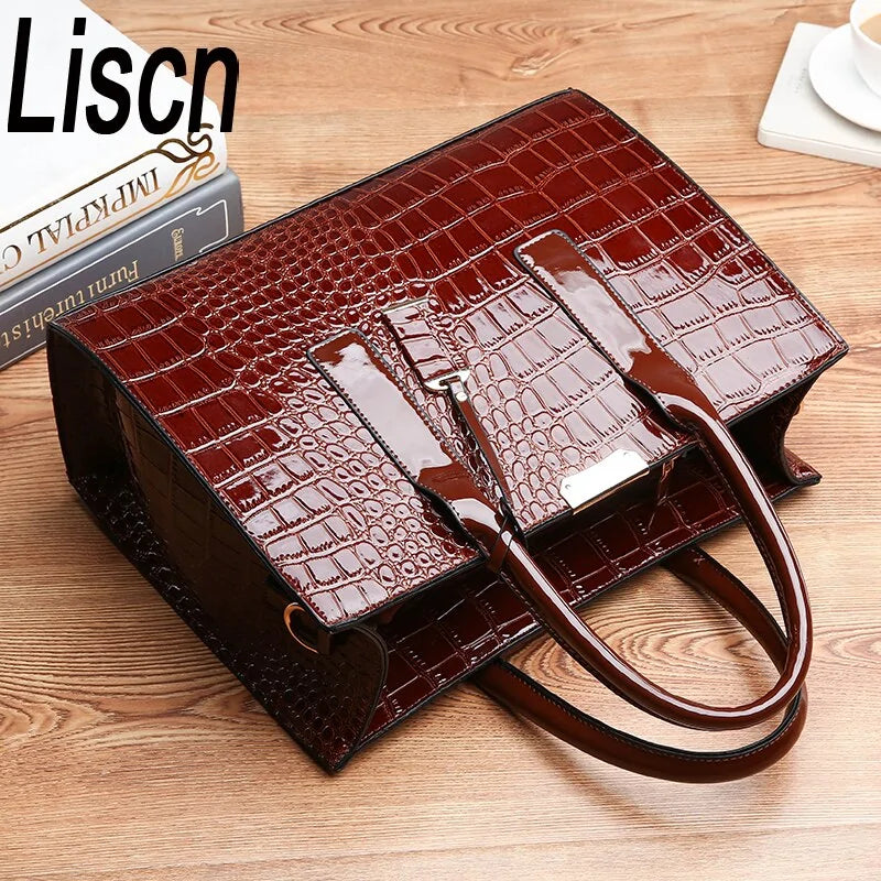 Crocodile Leather woman purse designer bag