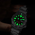 Load image into Gallery viewer, Men's Stainless Steel Luminous Waterproof Mechanical Action Watch
