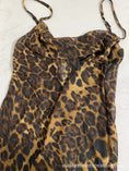 Load image into Gallery viewer, Backless See-through Leopard Print Dress
