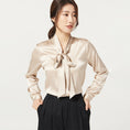 Load image into Gallery viewer, Women's Long Sleeve Ice Silk Royal Shirt
