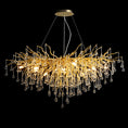 Load image into Gallery viewer, Postmodern Light Luxury Chandelier Water Drop Crystal Lamp Atmosphere
