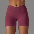 Load image into Gallery viewer, Women's Fashion Simple High Waist Stretch Running Workout Shorts
