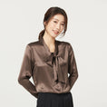 Load image into Gallery viewer, Women's Long Sleeve Ice Silk Royal Shirt
