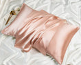 Load image into Gallery viewer, Natural Mulberry Silk Pillowcase: Hair & Skin Protector
